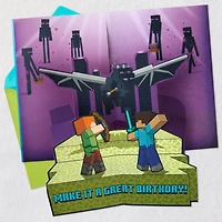 Minecraft Make it Great Musical Pop-Up Birthday Card for Kids for only USD 7.99 | Hallmark