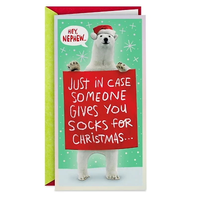 Something Cooler Funny Money Holder Christmas Card for Nephew for only USD 3.99 | Hallmark