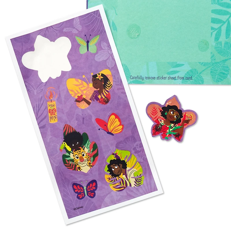 Disney Encanto Mirabel Birthday Card for Granddaughter With Stickers for only USD 4.59 | Hallmark