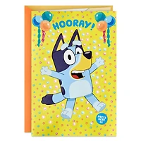 Bluey Hooray Musical Pop-Up Birthday Card for Kids With Light for only USD 9.99 | Hallmark