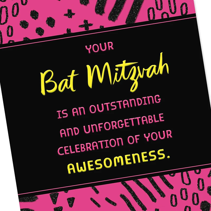 Celebrating Your Awesomeness Money Holder Bat Mitzvah Card for only USD 3.99 | Hallmark