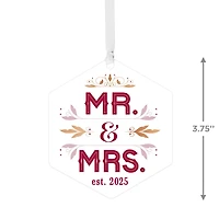 Mr. & Mrs. Metal Personalized Ornament, Custom Text for only USD 17.99 | Hallmark