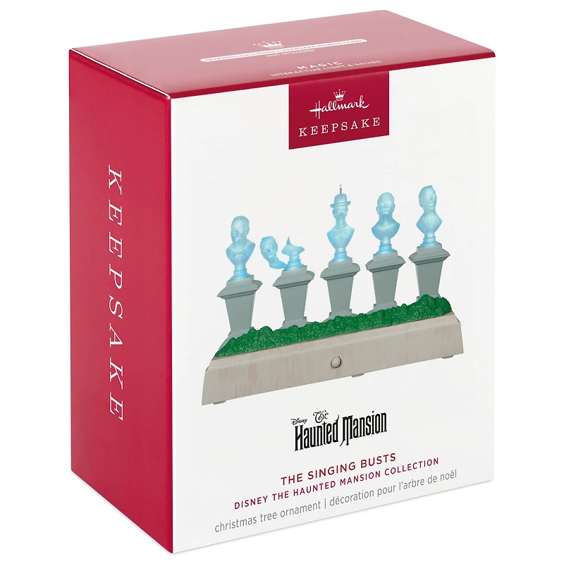 Disney The Haunted Mansion Collection The Singing Busts Ornament With Light and Sound for only USD 55.99 | Hallmark