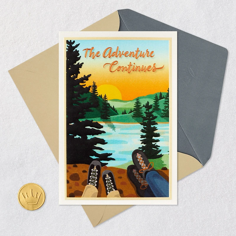 The Adventure Continues Anniversary Card for Spouse for only USD 6.59 | Hallmark