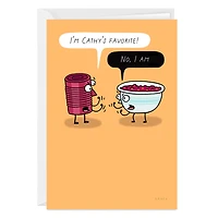 Cranberry Sauce Funny Custom Thanksgiving Card for only USD 4.99 | Hallmark