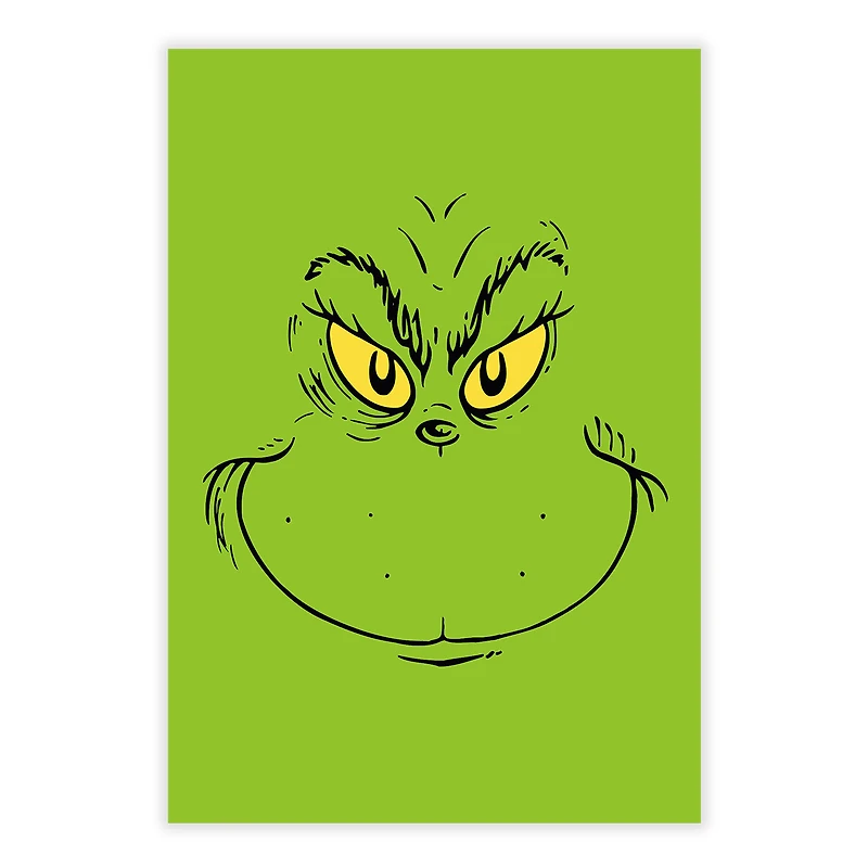 Dr. Seuss's How the Grinch Stole Christmas!™ Grinch Face Custom Christmas Card for only USD 4.99 | Hallmark