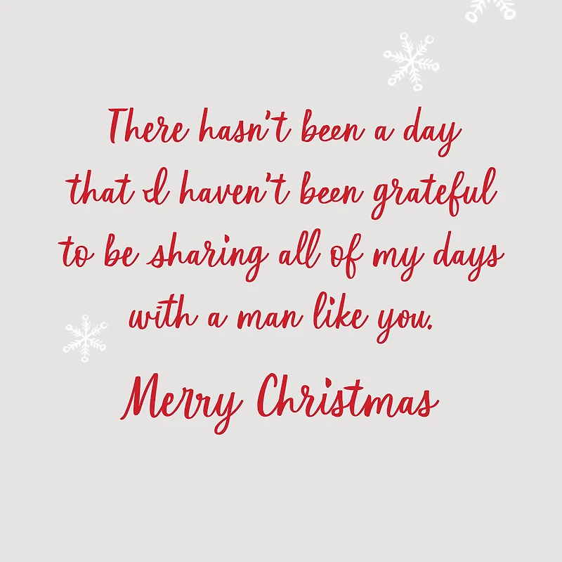 Grateful to Share All My Days With You Christmas Card for Husband for only USD 2.99 | Hallmark