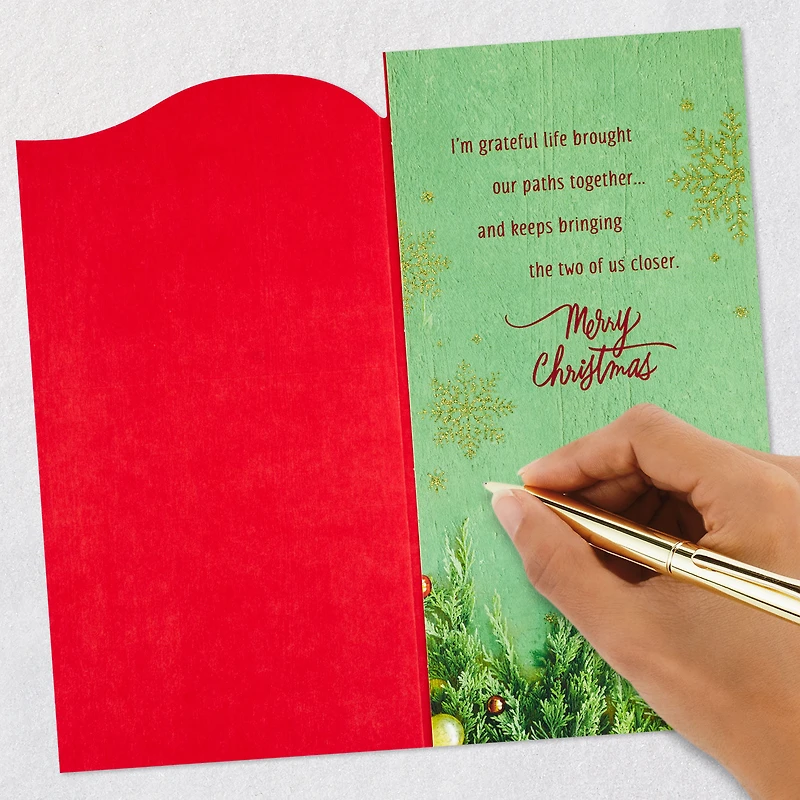 So Grateful Life Brought Our Paths Together Christmas Card for Friend for only USD 3.99 | Hallmark