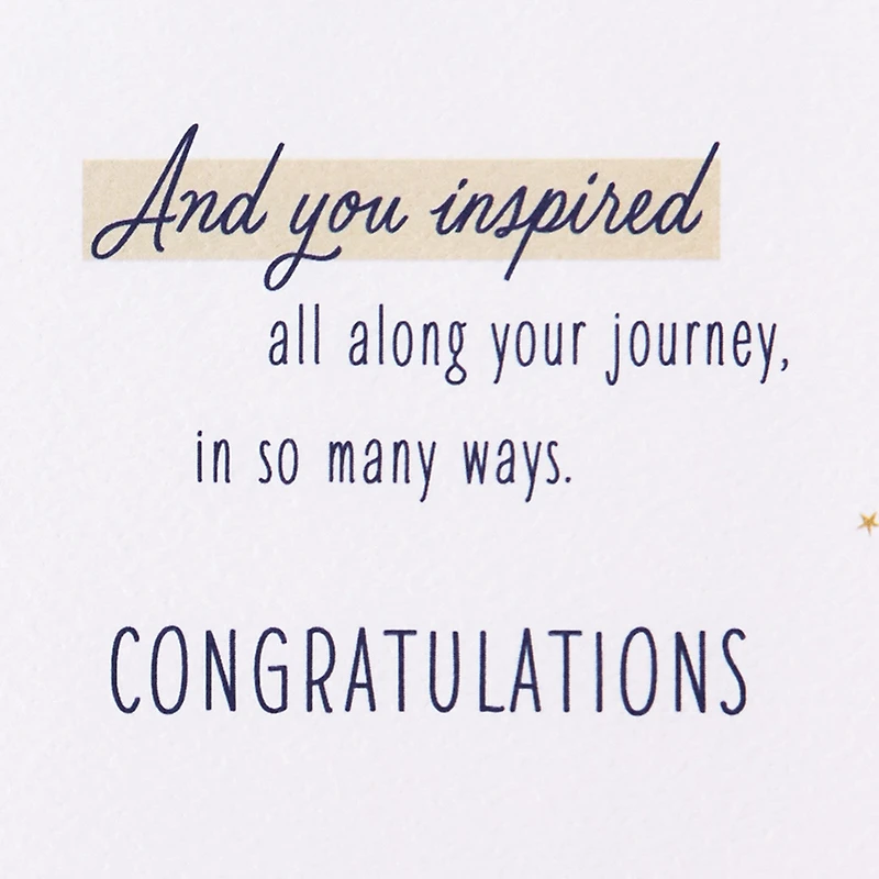 Starry Sky Inspiring Journey Congratulations Card for only USD 6.99 | Hallmark