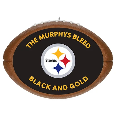 NFL Pittsburgh Steelers Football Personalized Ornament, Custom Text for only USD 30.99 | Hallmark