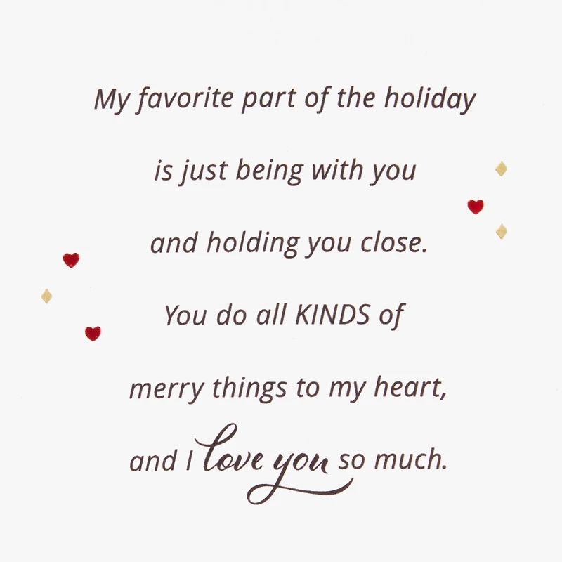 You Make My Heart Merry Romantic Christmas Card for only USD 5.99 | Hallmark