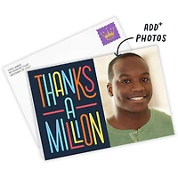 Personalized Thanks a Million Thank-You Photo Card for only USD 4.99 | Hallmark