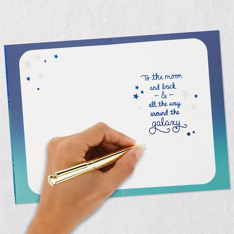 Love You Moon and Stars Love Card for only USD 5.99 | Hallmark