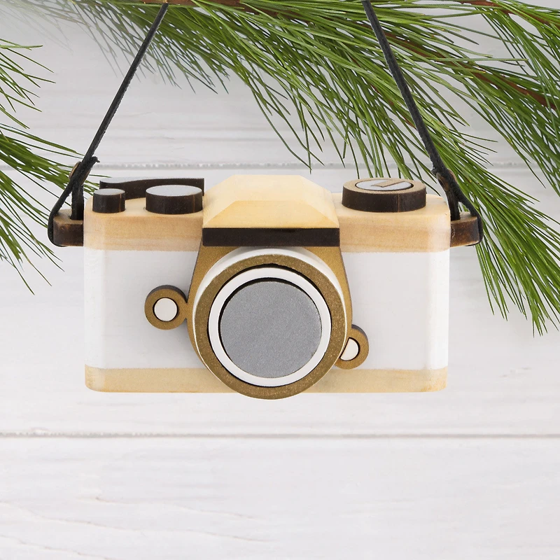 Retro Camera Wood Hallmark Ornament for only USD 14.99 | Hallmark