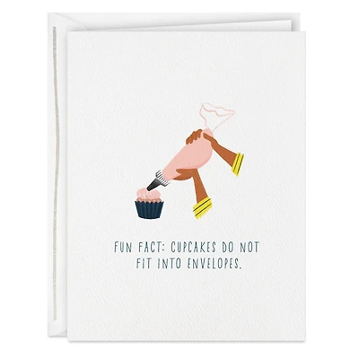 Cupcakes Don't Fit Funny Birthday Card for only USD 3.99 | Hallmark