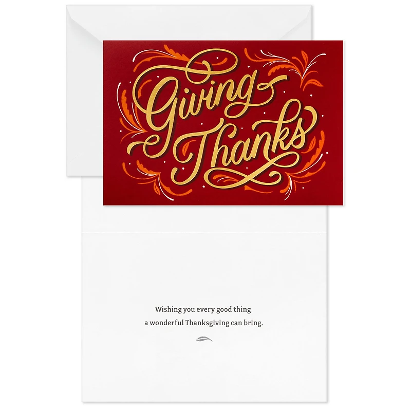 Wishing You Every Good Thing Boxed Thanksgiving Cards, Pack of 40 for only USD 14.99 | Hallmark