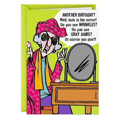 Maxine™ Look in the Mirror Funny Birthday Card for only USD 4.49 | Hallmark