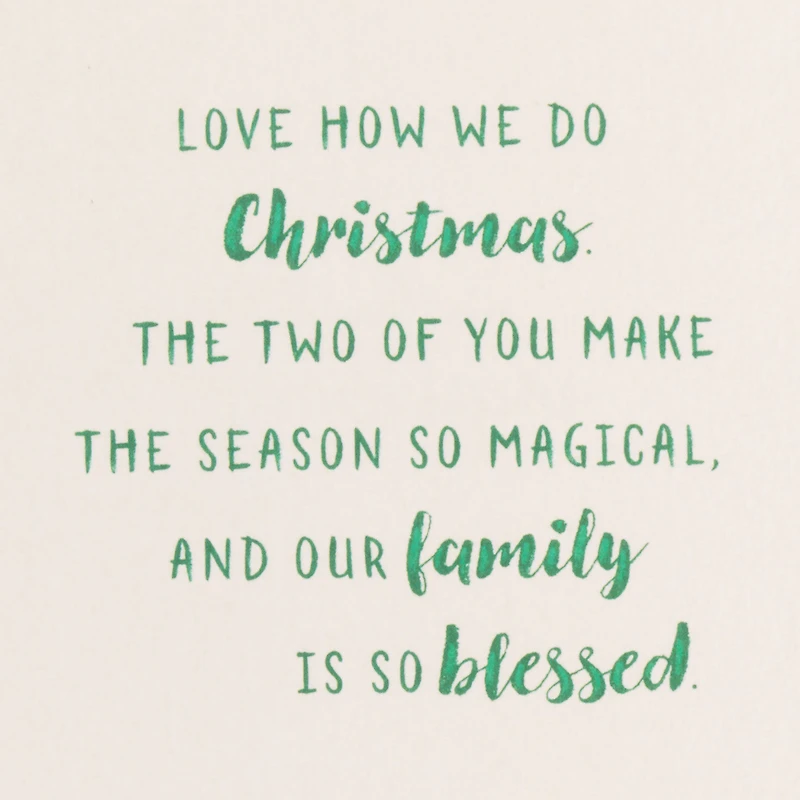 You Make the Season Magical Christmas Card for Parents for only USD 3.99 | Hallmark