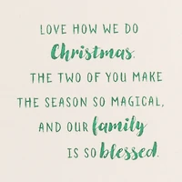 You Make the Season Magical Christmas Card for Parents for only USD 3.99 | Hallmark