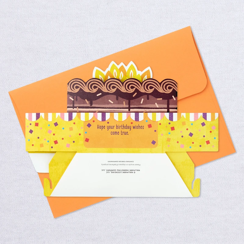 Chocolate Cake Musical 3D Pop-Up Birthday Card With Motion for only USD 11.99 | Hallmark