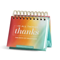 In All Things Thanks: 366 Days of Gratitude Inspirational Perpetual Calendar for only USD 10.99 | Hallmark