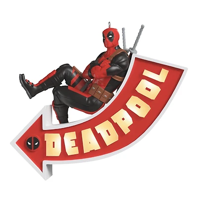 Marvel Deadpool It's a Sign! Ornament With Light for only USD 31.99 | Hallmark