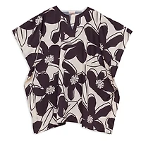 WerkShoppe Black Daisy Halftan Cover-Up Dress for only USD 29.99 | Hallmark