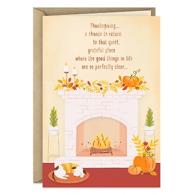A Quiet, Grateful Place of Blessing Thanksgiving Card for only USD 2.00 | Hallmark
