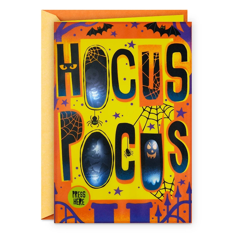 Hocus Pocus Musical Halloween Card With Light for only USD 8.99 | Hallmark