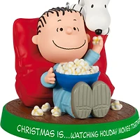 The Peanuts® Gang Christmas Is...Watching Holiday Movies Together Ornament for only USD 24.99 | Hallmark