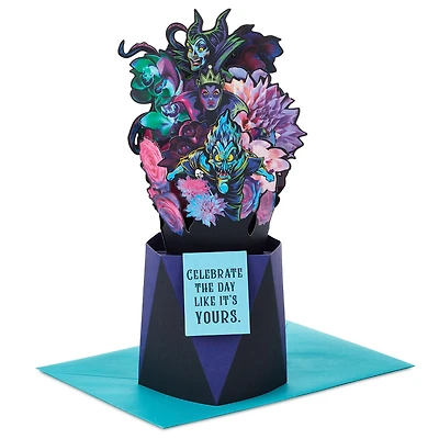 Disney Villains Floral Bouquet Pop-Up Card for only USD 8.99 | Hallmark