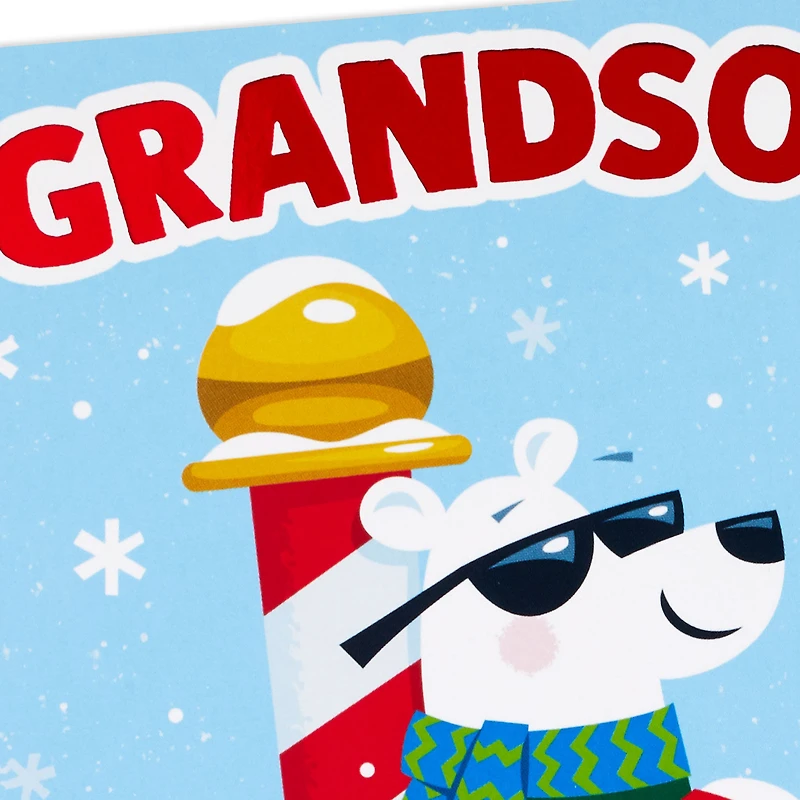 You're Cooler than a Polar Bear Christmas Card for Grandson for only USD 4.99 | Hallmark