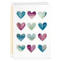 Patterned Hearts Blank Card for only USD 5.99 | Hallmark
