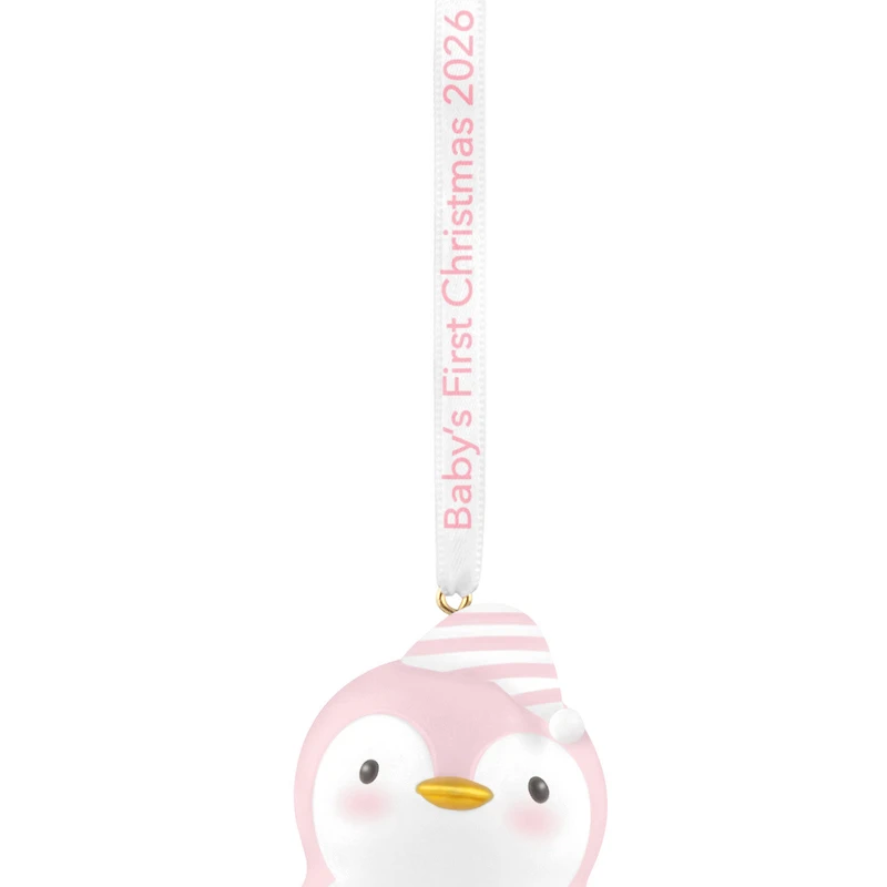 Baby Girl's First Christmas Penguin 2026 Ornament for only USD 23.99 | Hallmark