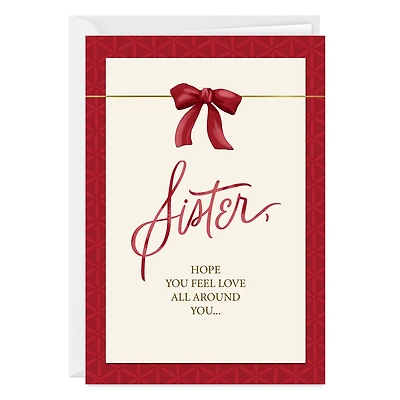 Love All Around Custom Christmas Card for Sister for only USD 4.99 | Hallmark