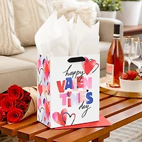 9.6" Happy Valentine's Day on White Medium Gift Bag for only USD 3.49 | Hallmark