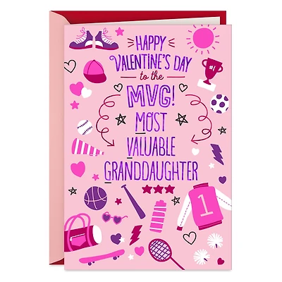 So Proud of Our MVG Valentine's Day Card for Granddaughter for only USD 2.99 | Hallmark
