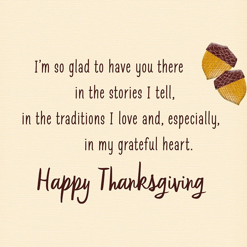 Counting You in My Blessings Thanksgiving Card for Mom and Dad for only USD 3.99 | Hallmark