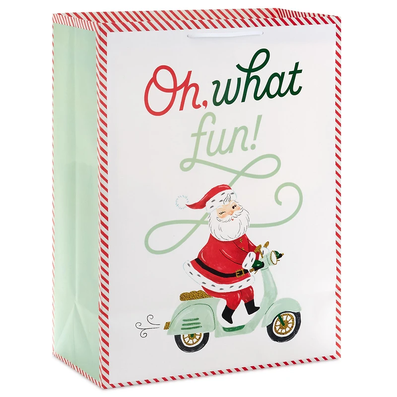 20" Oh What Fun Santa Jumbo Christmas Gift Bag for only USD 5.99 | Hallmark