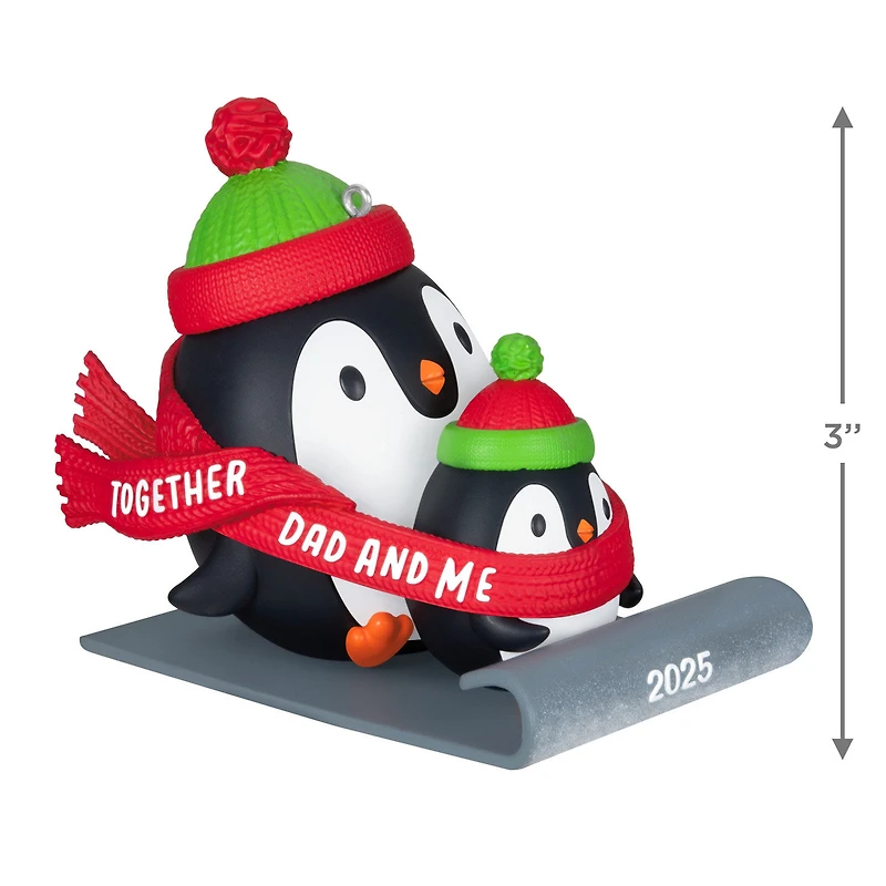 Dad & Me Penguins Sledding 2025 Ornament for only USD 19.99 | Hallmark