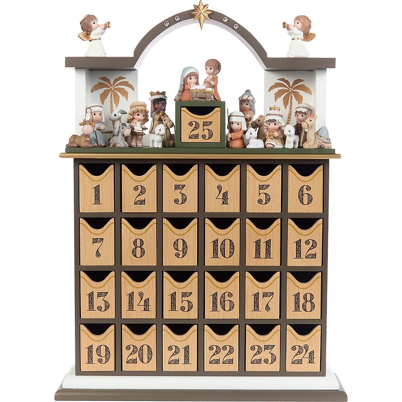 Precious Moments Nativity Advent Calendar With Mini Figurines and Storybook for only USD 159.99 | Hallmark
