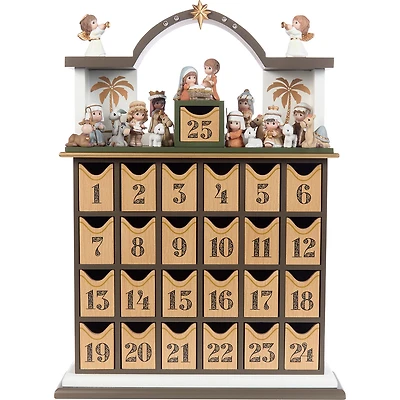Precious Moments Nativity Advent Calendar With Mini Figurines and Storybook for only USD 159.99 | Hallmark