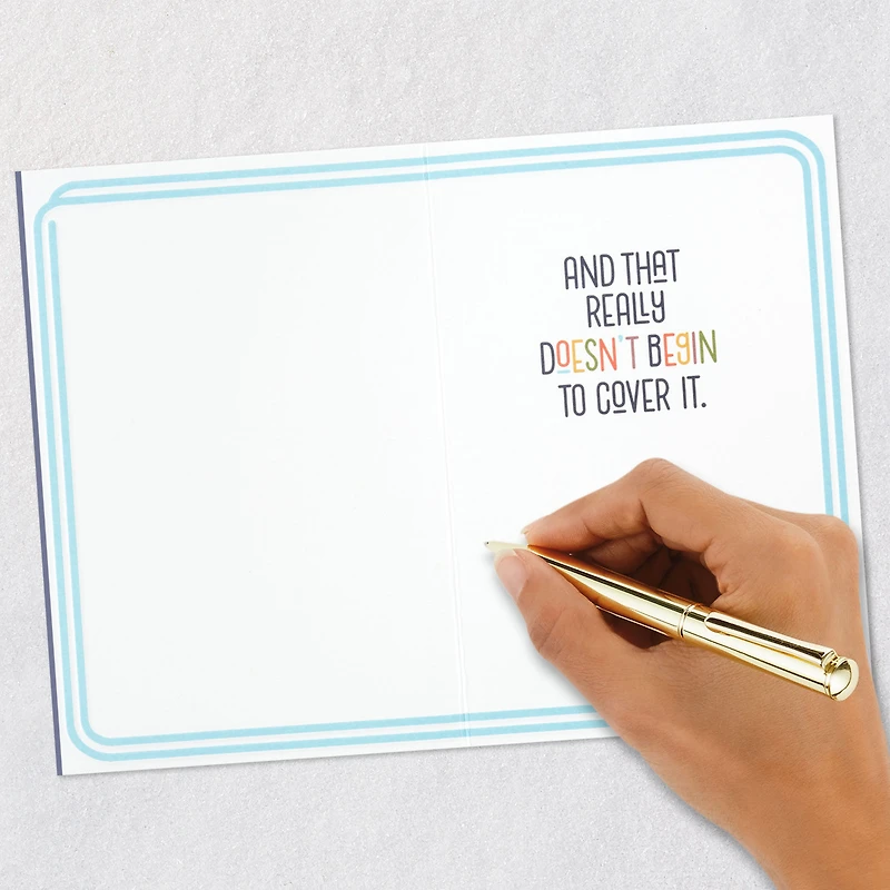 Thanks a Million Thank-You Card for only USD 3.99 | Hallmark