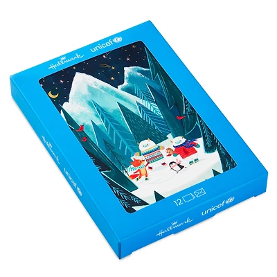 UNICEF Yeti and Friends Ice Skating Boxed Christmas Cards, Pack of 12 for only USD 12.50 | Hallmark