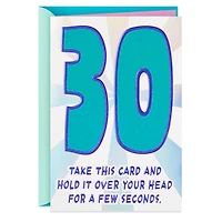 Glittery Numbers Funny 30th Birthday Card for only USD 5.99 | Hallmark