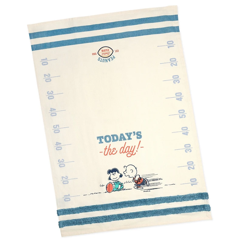 Peanuts® Football Club Charlie Brown and Lucy Tea Towel, 18x26 for only USD 16.99 | Hallmark
