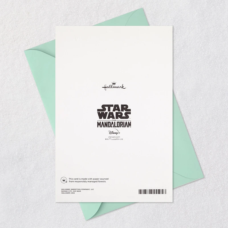 Star Wars: The Mandalorian™ Grogu™ The Force Is Strong New Baby Card for only USD 5.99 | Hallmark