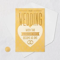 When Two Beautiful Souls Become as One Wedding Card for only USD 3.99 | Hallmark