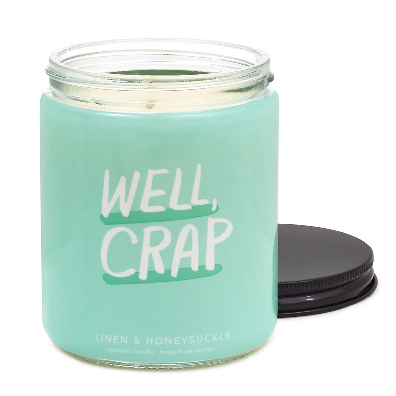 Well, Crap Linen and Honeysuckle Scented Jar Candle, 7 oz. for only USD 14.99 | Hallmark