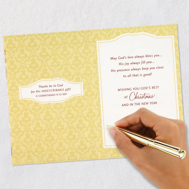 May God's Love Always Bless You Religious Christmas Card for only USD 4.99 | Hallmark